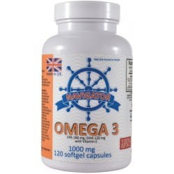 NAVIGATOR OMEGA 3 1.000 mg kwasy tłuszczowe DHA i EPA  120 kaps