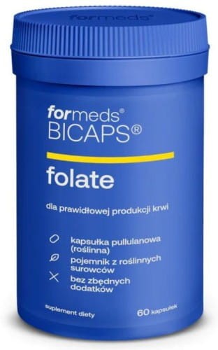 ForMeds Bicaps Folate kwas foliowy 60 kapsułek