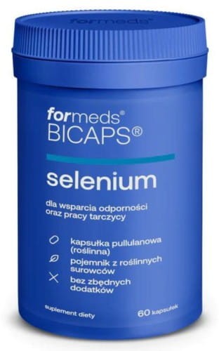 ForMeds Bicaps Selenium Selen tarczyca włosy paznokcie 60 kapsułek